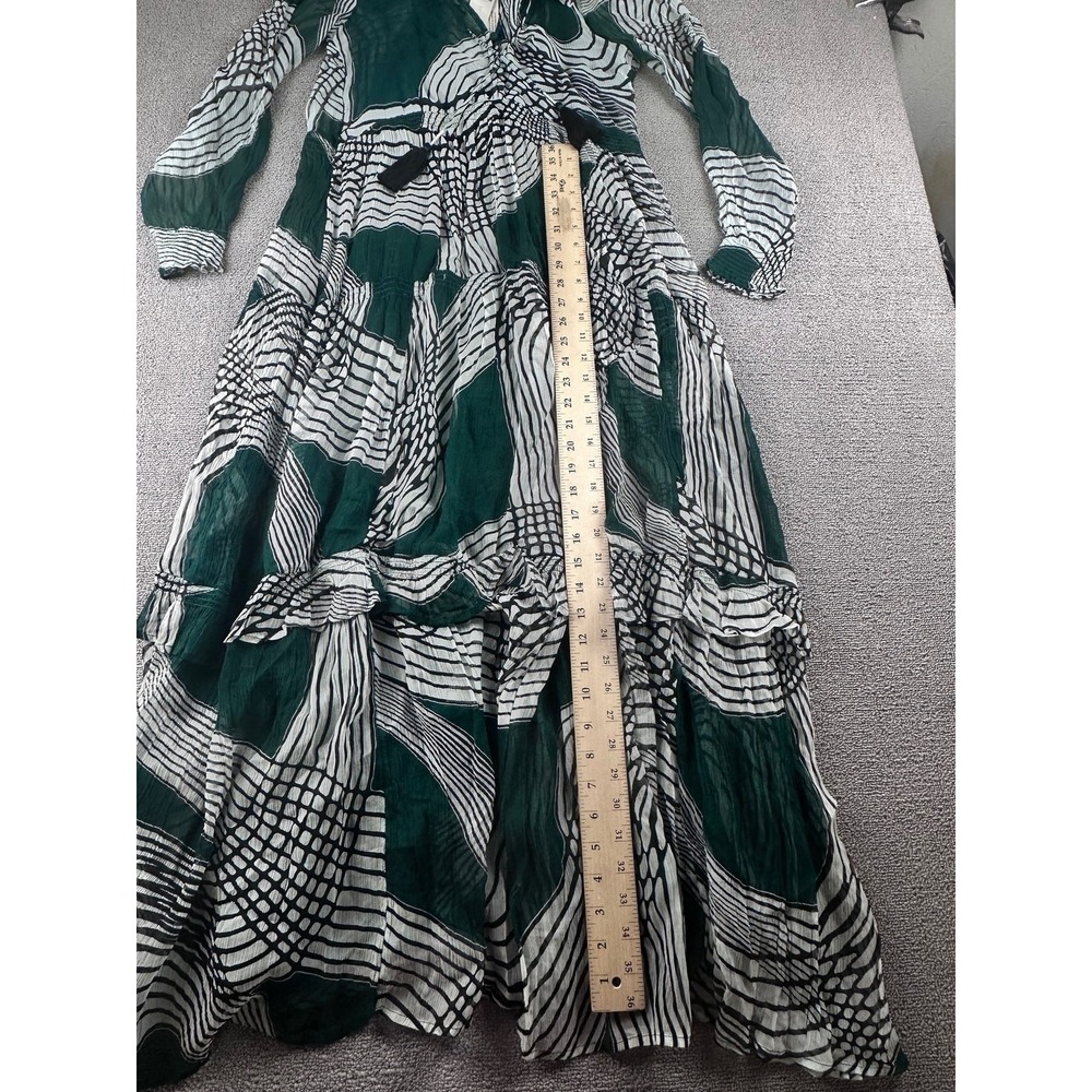 Anthropologie Nikita Mhaisalkar Maxi Dress Women S Multi Color Geometric Artsy - Picture 7 of 10